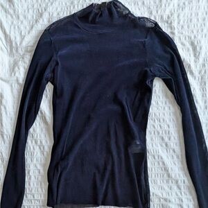 Marc Cain Midnight Blue Long Sleeve Top